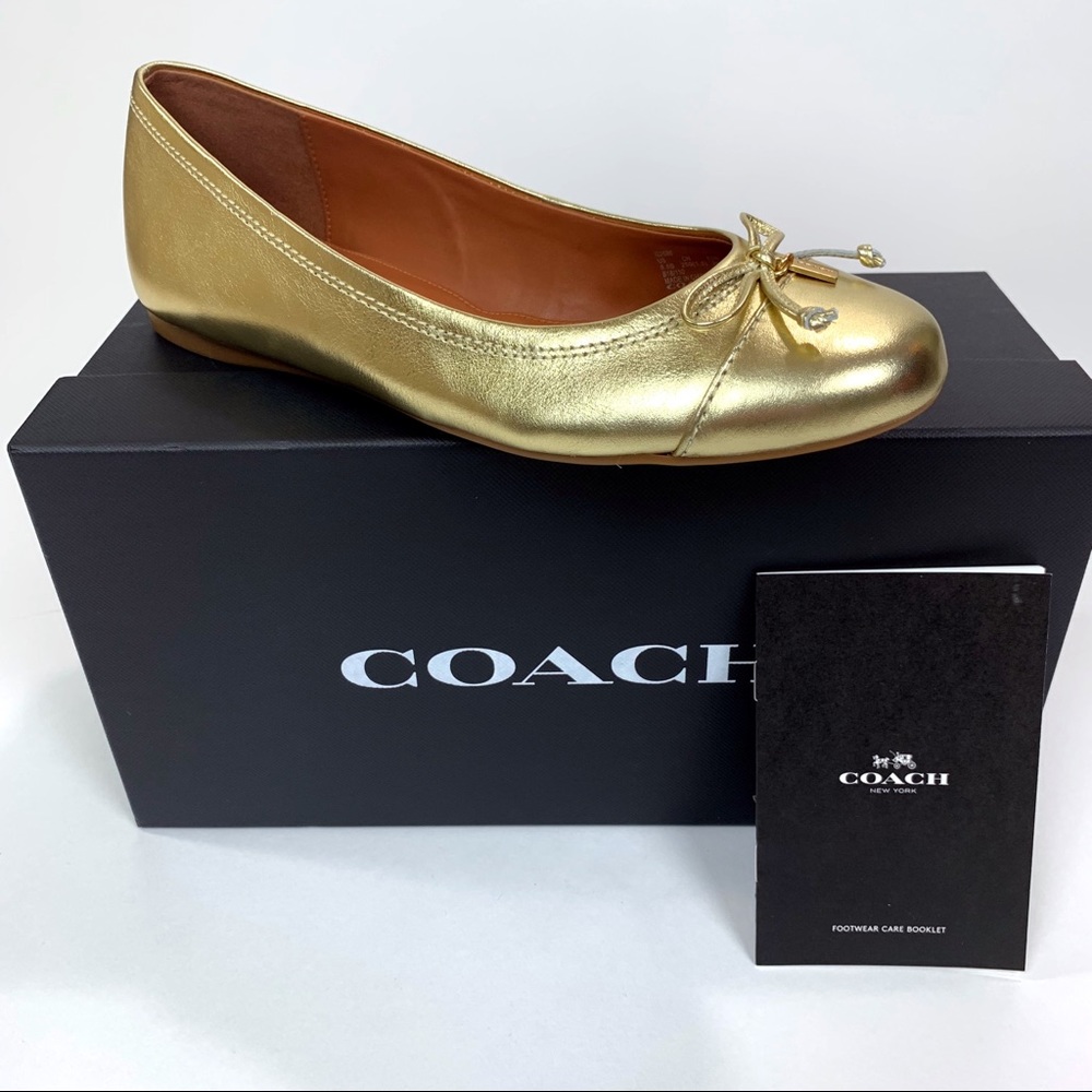 🆕 COACH women’s Ballet String Tie shoe